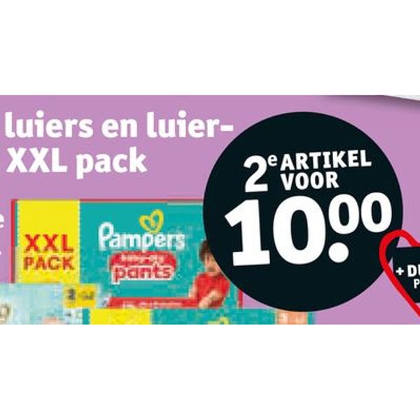 Pampers luierbroekjes XXL pack