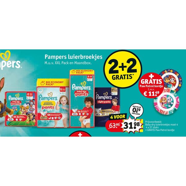 Pampers luierbroekjes
