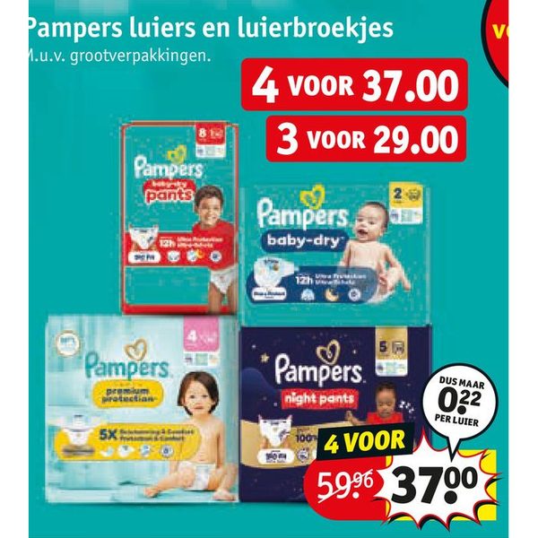 Pampers luiers en luierbroekjes