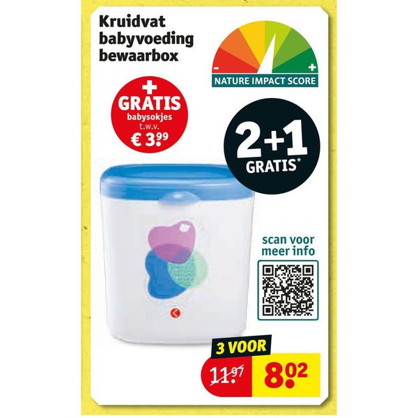 Kruidvat babyvoeding bewaarbox
