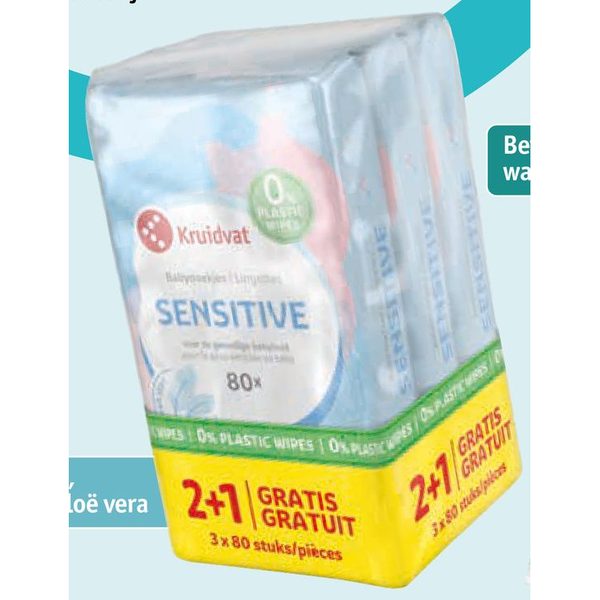 3-pak SENSITIVE babydoekjes