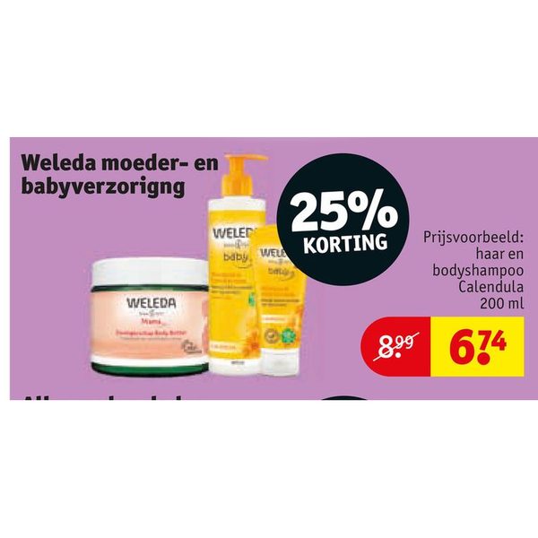 Weleda Calendula haar- en bodyshampoo