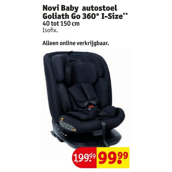 Novi Baby autostoel Goliath Go 360° I-Size