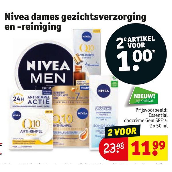 Nivea dames gezichtsverzorging en -reiniging