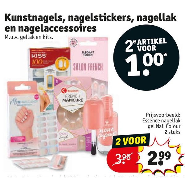 Kunstnagels, nagelstickers, nagellak en nagelaccessoires