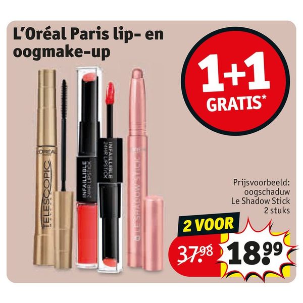 L'Oréal Paris lip- en oogmake-up