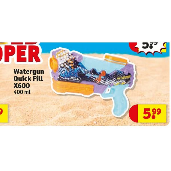Watergun Quick Fill X600