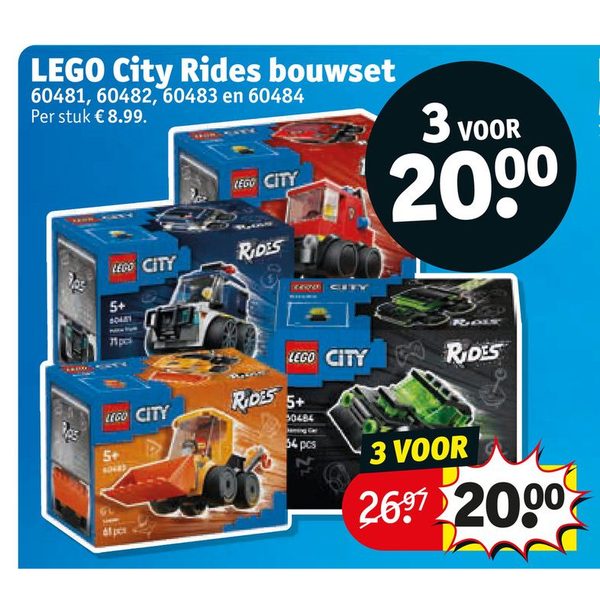 LEGO City Rides bouwset