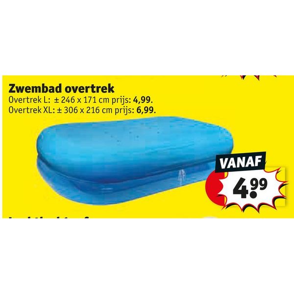 Zwembad overtrek