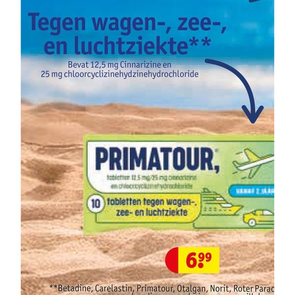 Primatour tabletten