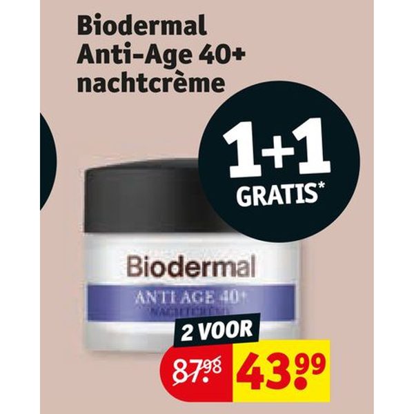 Biodermal Anti-Age 40+ nachtcrème