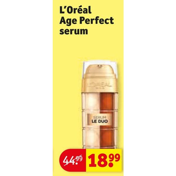 L'Oréal Age Perfect serum