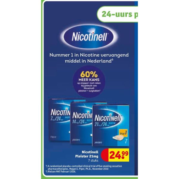 Nicotinell Pleister 21mg