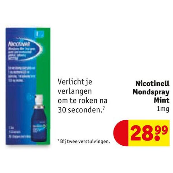 Nicotinell Mondspray Mint 1mg