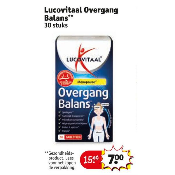 Lucovitaal Overgang Balans 30 stuks
