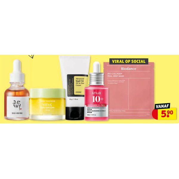 Assortiment K-Beauty producten