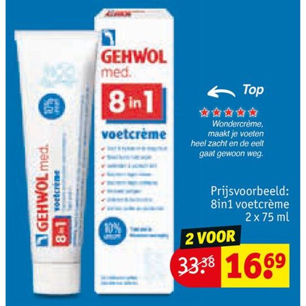Gehwol med. 8in1 voetcrème