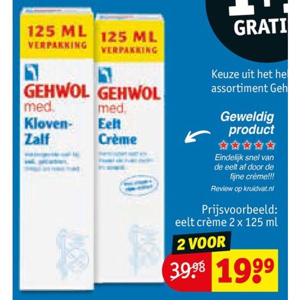 Gehwol Kloven-Zalf & Eelt Crème