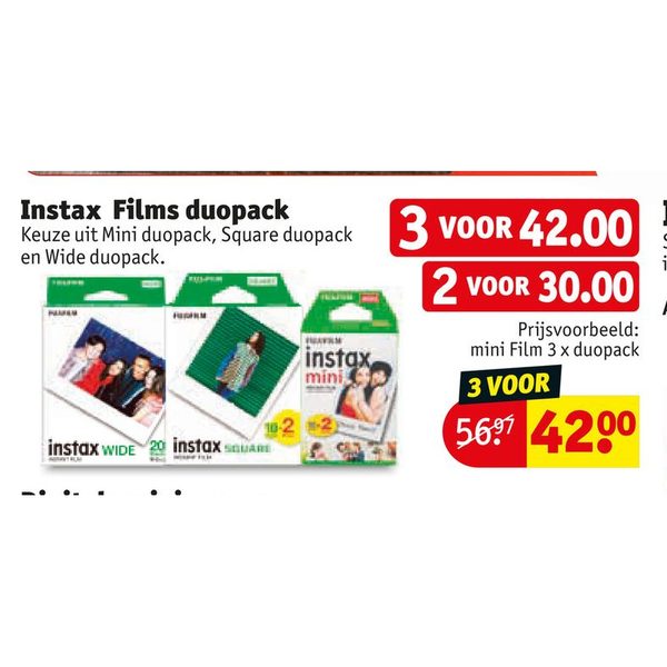 Instax Films duopack