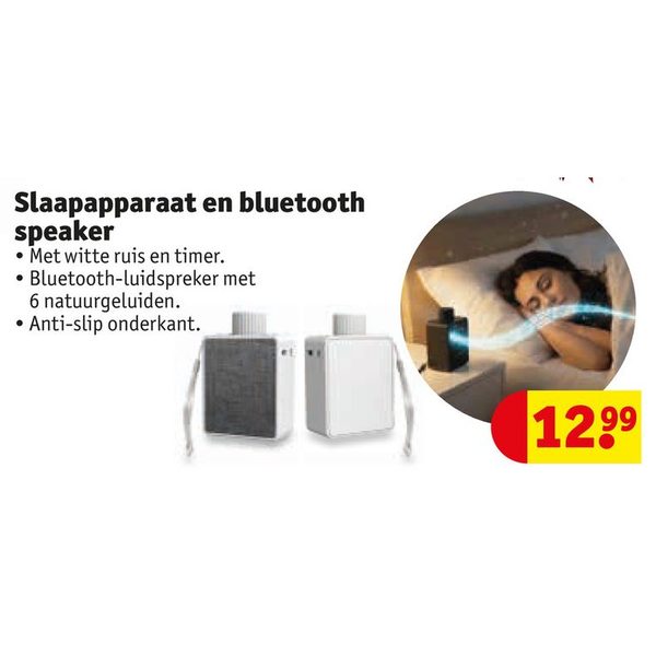 Slaapapparaat en bluetooth speaker