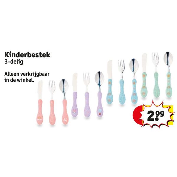 Kinderbestek 3-delig