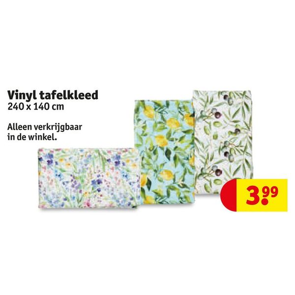 Vinyl tafelkleed