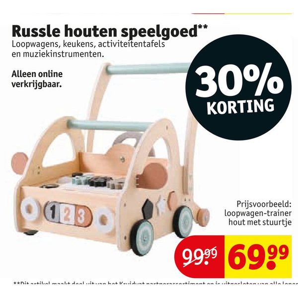Russle houten speelgoed