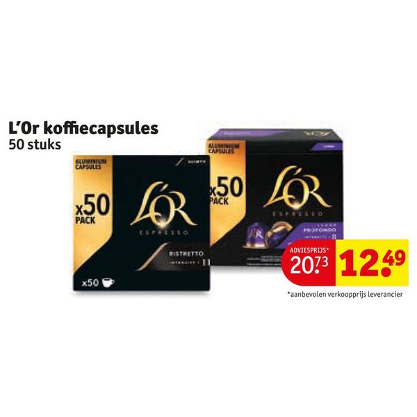 L'Or koffiecapsules
