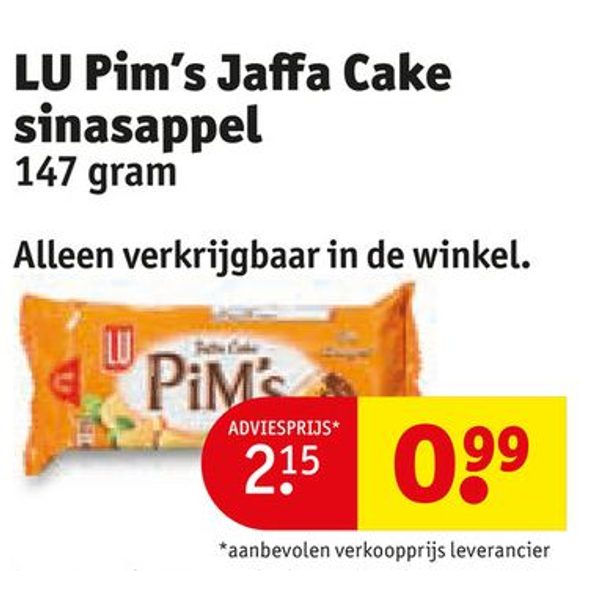 LU Pim’s Jaffa Cake sinasappel