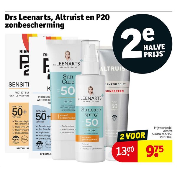 Drs Leenarts, Altruist en P20 zonbescherming