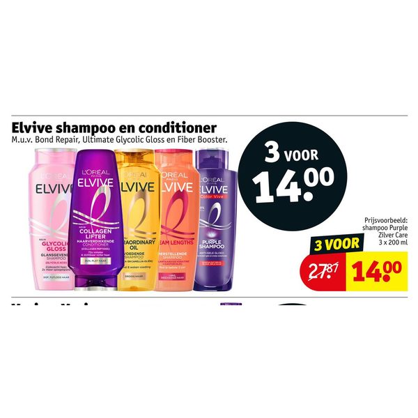 Elvive shampoo en conditioner