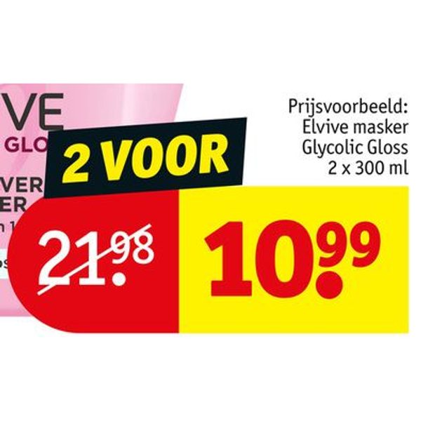 Elvive masker Glycolic Gloss