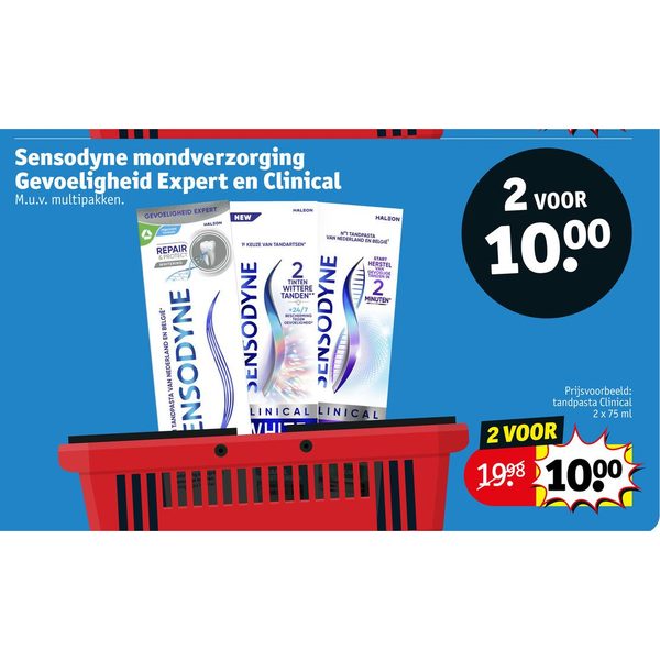 Sensodyne mondverzorging Gevoeligheid Expert en Clinical