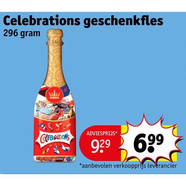 Celebrations geschenkfles