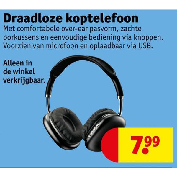 Draadloze koptelefoon