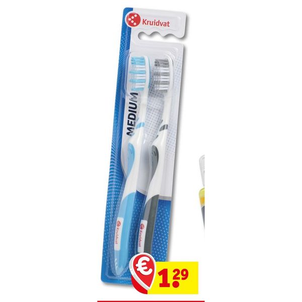 Kruidvat MEDIUM tandenborstels
