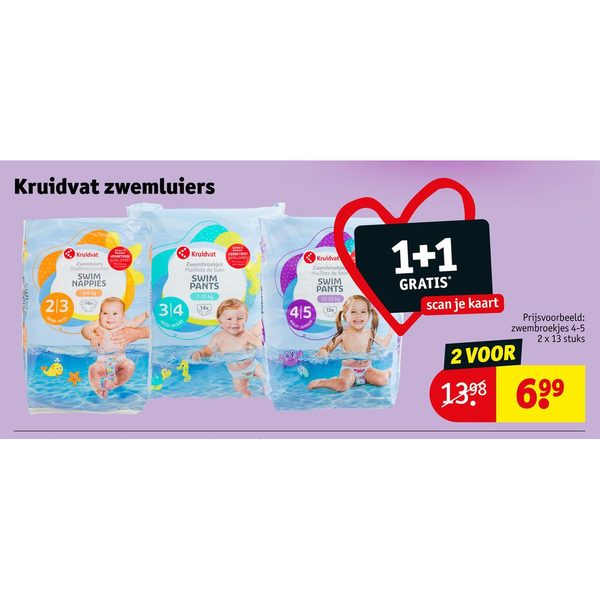 Kruidvat zwemluiers