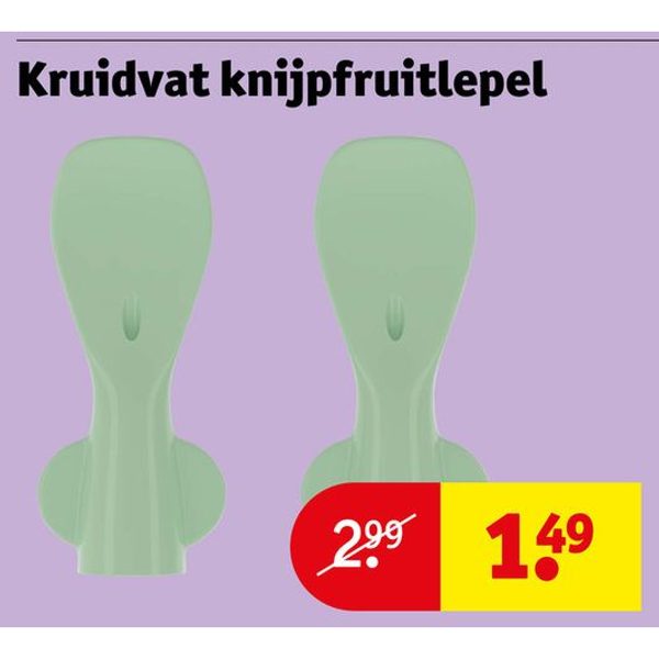 Kruidvat knijpfruitlepel