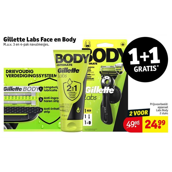 Gillette Labs Face en Body