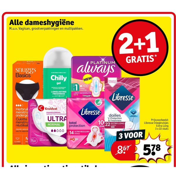 Alle dameshygiëne