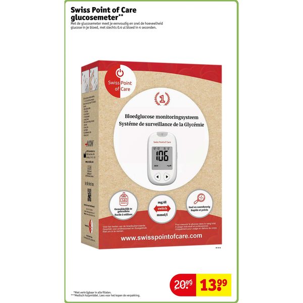 Swiss Point of Care glucosemeter