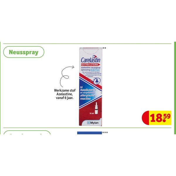 Carelastin neusspray