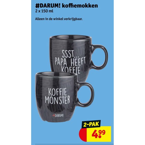 #DARUM! koffiemokken