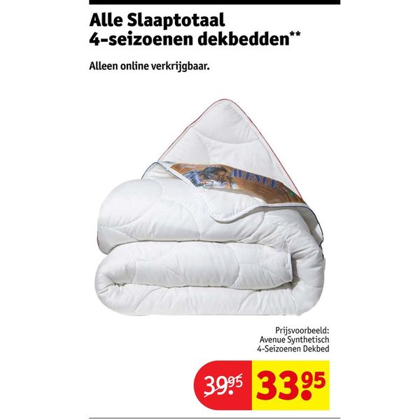Alle Slaaptotaal 4-seizoenen dekbedden**