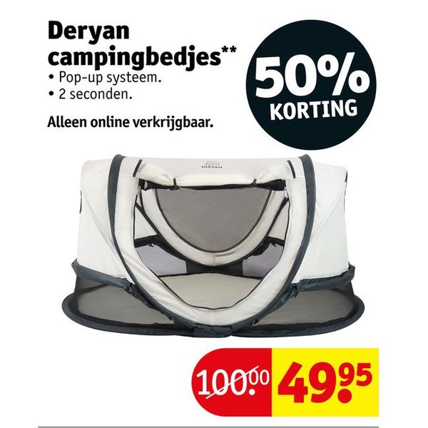 Deryan campingbedjes