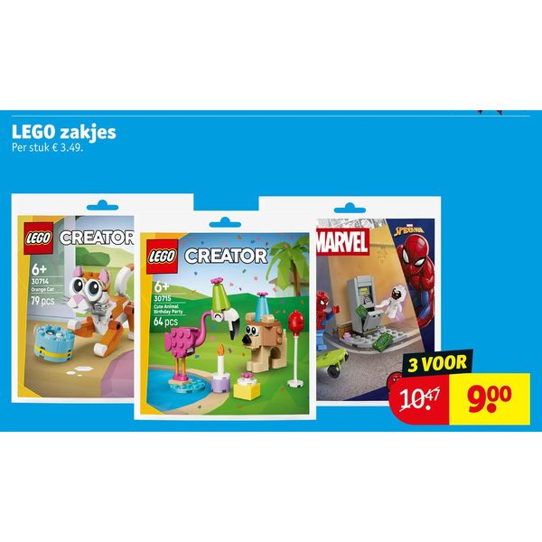 LEGO zakjes