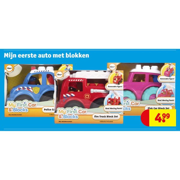 Mijn eerste auto met blokken