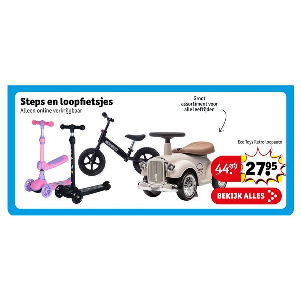 Eco Toys Retro loopauto