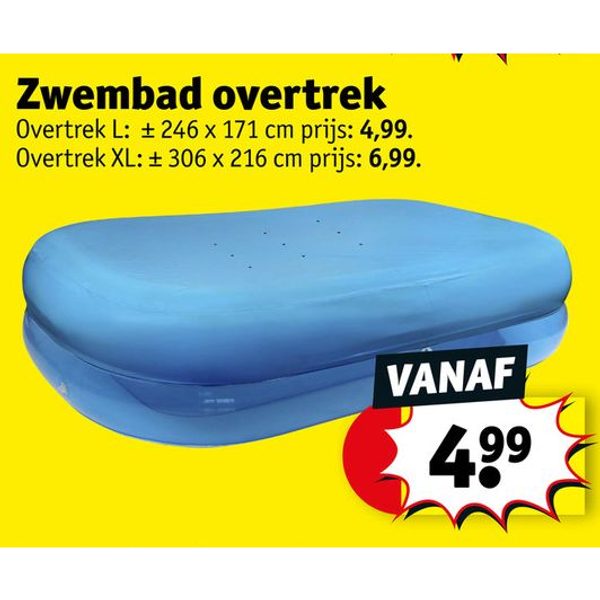 Zwembad overtrek