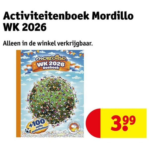 Activiteitenboek Mordillo WK 2026